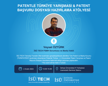 Patentle Türkiye Yarışması & Patent Başvuru Dosyası Hazırlama Atölyesi