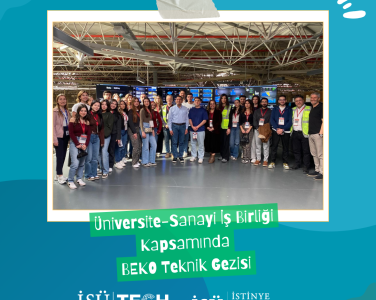 Üniversite-sanayi iş birliği kapsamında BEKO Teknik Gezisi