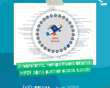 Üniversitemiz, Avrupa Patent Ofisi’nin (EPO) Modüler Fikri Mülkiyet Eğitimi Ağına (MIPEF) partner olarak katıldı!